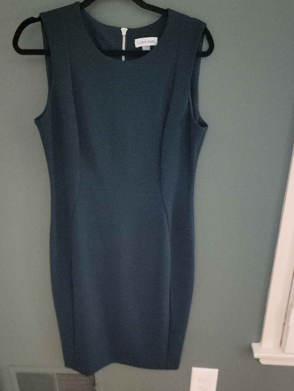 Calvin Klein Women's Teal Sheath Dress